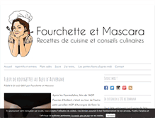 Tablet Screenshot of fourchette-mascara.com